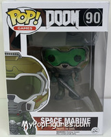 Doom Marine (Green) from Doom - Pop! Vinyl Figures manufactured by Funko [Front]