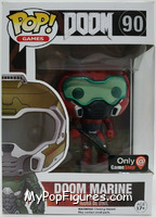 Doom Marine (Red) from Doom - Pop! Vinyl Figures manufactured by Funko [Front]