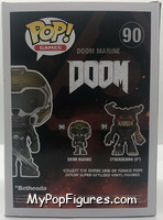 Doom Marine (White) from Doom - Pop! Vinyl Figures manufactured by Funko [Back]