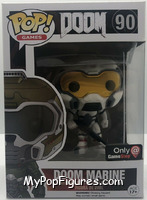 Doom Marine (White) from Doom - Pop! Vinyl Figures manufactured by Funko [Front]