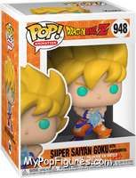 Super Saiyan Goku (with Kamehameha) from Dragon Ball Z - Pop! Vinyl Figures manufactured by Funko [Front]