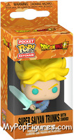 Super Saiyan Trunks (with Sword) from Dragon Ball Z - Pop! Keychains manufactured by Funko [Front]