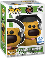 Dug with Headphones from Dug Days - Dug Days Pop! manufactured by Funko [Front]