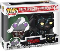 Drizzt Du'Urden & Guenhwyvar from Dungeons & Dragons - Pop! Sets manufactured by Funko [Front]