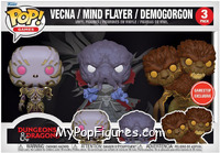 Vecna / Mind Flayer / Demogorgon from Dungeons & Dragons - Pop! Sets manufactured by Funko [Front]