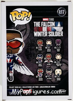 Captain America (Flying) from Falcon and the Winter Soldier - Pop! Vinyl Figures manufactured by Funko [Back]