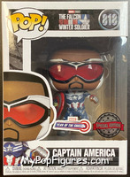 Captain America (Sam Wilson) from Falcon and the Winter Soldier - Pop! Vinyl Figures manufactured by Funko [Front]