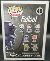 Power Armor (Gold) from Fallout - Pop! Vinyl Figures manufactured by Funko [Back]