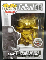 Power Armor (Gold) from Fallout - Pop! Vinyl Figures manufactured by Funko [Front]