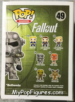 Power Armor (Gold Hoses) from Fallout - Pop! Vinyl Figures manufactured by Funko [Back]