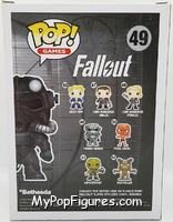 Power Armor (Silver Hoses) from Fallout - Pop! Vinyl Figures manufactured by Funko [Back]