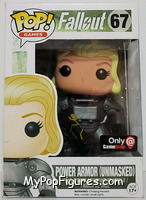 Power Armor (Unmasked) (Female) from Fallout - Pop! Vinyl Figures manufactured by Funko [Front]