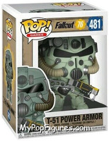 T-51 Power Armor (Green) (Fallout 76) from Fallout - Pop! Vinyl Figures manufactured by Funko [Front]