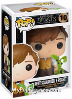 Newt Scamander & Pickett from Fantastic Beasts - Pop! Vinyl Figures manufactured by Funko [Front]