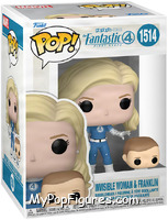 Invisible Woman & Franklin from Fantastic Four: First Steps - Pop! Vinyl Figures manufactured by Funko [Front]