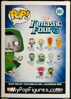 Doctor Doom from Fantastic Four - Pop! Vinyl Figures manufactured by Funko [Back]