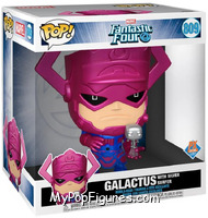 Galactus with Silver Surfer (Metallic) (10" Scale) from Fantastic Four - Pop! Vinyl Figures manufactured by Funko [Front]