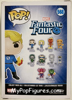 Human Torch (Glows in the Dark) (Specialty Series) from Fantastic Four - Pop! Vinyl Figures manufactured by Funko [Back]