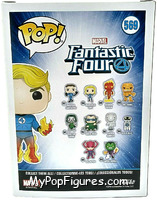 Human Torch from Fantastic Four - Pop! Vinyl Figures manufactured by Funko [Back]