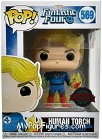 Human Torch from Fantastic Four - Pop! Vinyl Figures manufactured by Funko [Front]