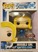 Invisible Girl (Translucent) from Fantastic Four - Pop! Vinyl Figures manufactured by Funko [Front]