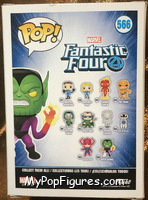 Super-Skrull from Fantastic Four - Pop! Vinyl Figures manufactured by Funko [Back]