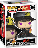 Maki from Fire Force - Pop! Vinyl Figures manufactured by Funko [Front]