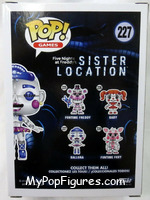 Ballora (Chase) from Five Nights at Freddy's - Pop! Vinyl Figures manufactured by Funko [Back]