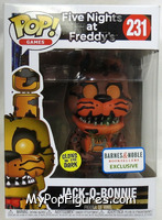 Jack-O-Bonnie (Glows in the Dark) from Five Nights at Freddy's - Pop! Vinyl Figures manufactured by Funko [Front]