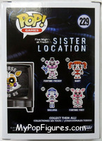 Lolbit from Five Nights at Freddy's - Pop! Vinyl Figures manufactured by Funko [Back]