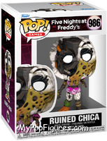 Ruined Chica from Five Nights at Freddy's - Pop! Vinyl Figures manufactured by Funko [Front]