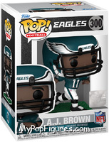 A.J. Brown (Green / White Uniform) (Eagles) from Football - Pop! Vinyl Figures manufactured by Funko [Front]