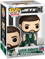 Aaron Rodgers (Jets - Home) from Football - Pop! Vinyl Figures manufactured by Funko [Front]