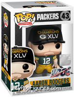 Aaron Rodgers (Packers Super Bowl XLV) from Football - Pop! Vinyl Figures manufactured by Funko [Front]