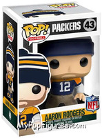 Aaron Rodgers (Throwback Jersey) from Football - Pop! Vinyl Figures manufactured by Funko [Front]