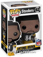 Antonio Brown (Black Jersey) (Steelers) from Football - Pop! Vinyl Figures manufactured by Funko [Front]