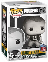 Bart Starr (Black / White) (Packers) from Football - Pop! Vinyl Figures manufactured by Funko [Front]