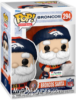 Broncos Santa from Football - Holiday Pop! manufactured by Funko [Front]