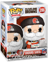 Browns Santa from Football - Holiday Pop! manufactured by Funko [Front]