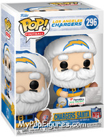 Chargers Santa from Football - Holiday Pop! manufactured by Funko [Front]