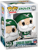 Eagles Santa (Throwing) from Football - Holiday Pop! manufactured by Funko [Front]