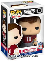 Eli Manning (Throwback Jersey) from Football - Pop! Vinyl Figures manufactured by Funko [Front]