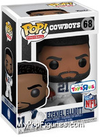 Ezekiel Elliott (Color Rush / White) from Football - Pop! Vinyl Figures manufactured by Funko [Front]