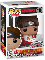 Patrick Mahomes II (White Jersey) (Chiefs) from Football - Pop! Vinyl Figures manufactured by Funko [Front]