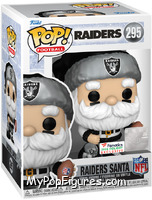 Raiders Santa from Football - Holiday Pop! manufactured by Funko [Front]