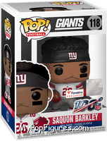 Saquon Barkley (White Jersey) from Football - Pop! Vinyl Figures manufactured by Funko [Front]