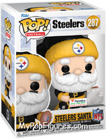 Steelers Santa from Football - Holiday Pop! manufactured by Funko [Front]