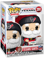 Texans Santa from Football - Holiday Pop! manufactured by Funko [Front]