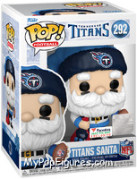 Titans Santa from Football - Holiday Pop! manufactured by Funko [Front]