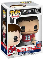 Tom Brady (Throwback Jersey) from Football - Pop! Vinyl Figures manufactured by Funko [Front]